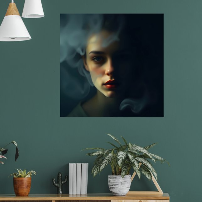 Poster “Névoa de Melinoë” – Um Retrato Espectral (Sala de Estar 1)