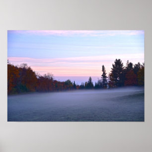 Poster Névoa Matinal de Vermont