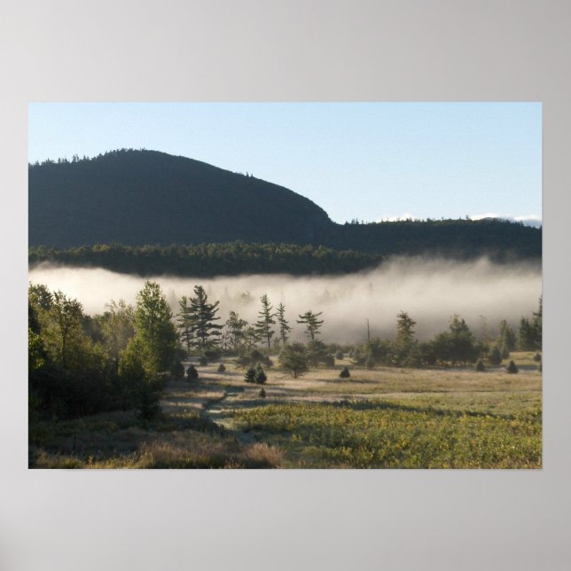 Poster Nevoeiro matinal nos Adirondacks 5 (Frente)