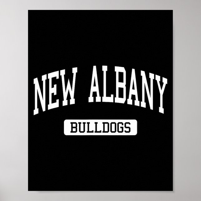 Poster New Albany High School Hs New Albany In Varsity Sr (Frente)