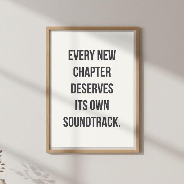 Poster New Beginnings Quote, Motivational (Criador carregado)