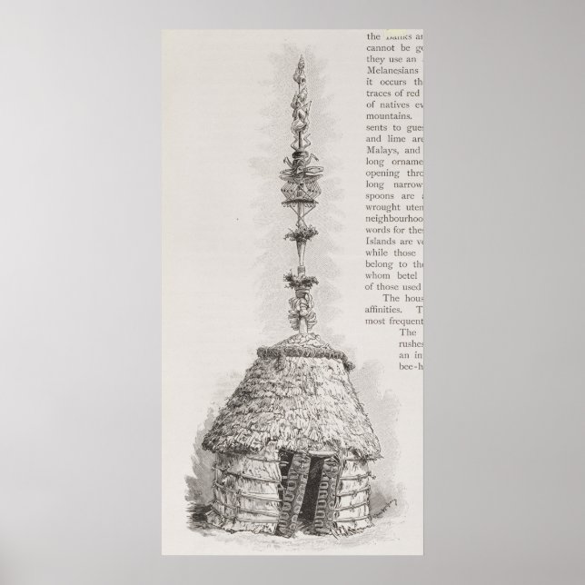 Póster New Caledonian Hut (Frente)