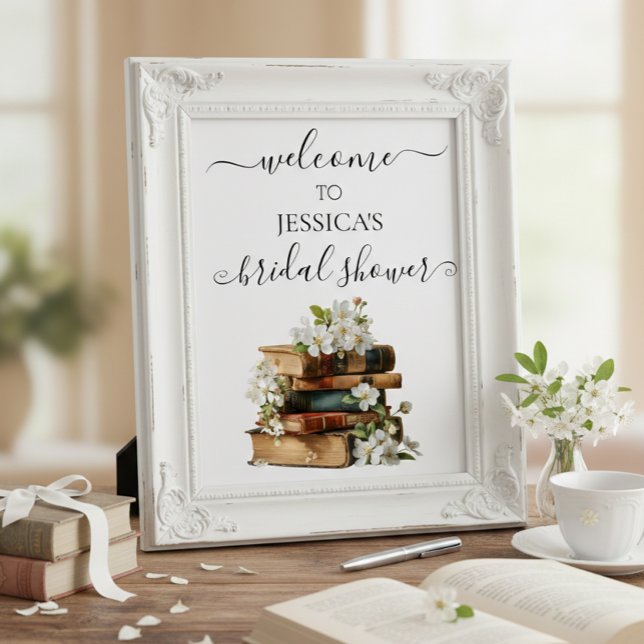 Poster New Chapter Bridal Shower Welcome Sign (Criador carregado)
