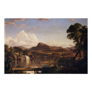 Póster New England Scenery Frederic Edwin Church