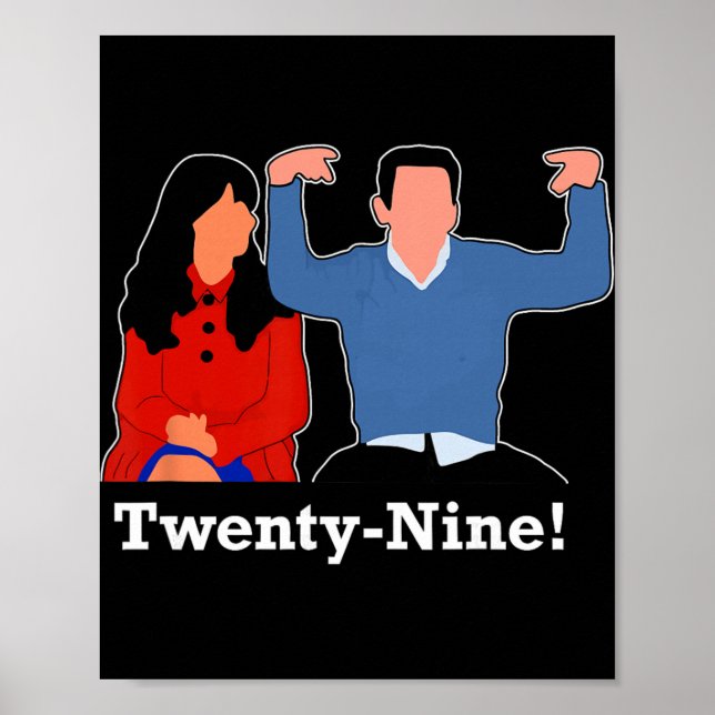Poster New Girl 29 I'm Feelin' Twenty Nine Happy Birthday (Frente)