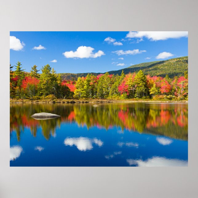 Poster New Hampshire, Autumn Colors, (Frente)