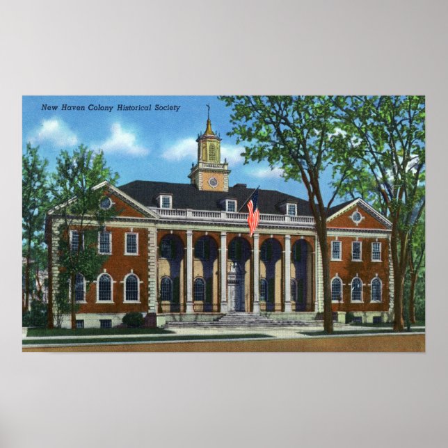 Póster New Haven Colony Historical Society (Frente)