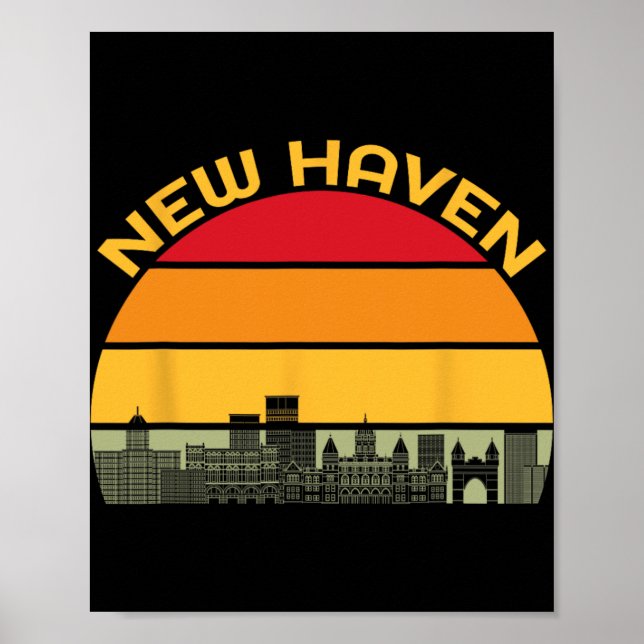Poster New Haven Zza Catal Of The World Connecticut Azza  (Frente)
