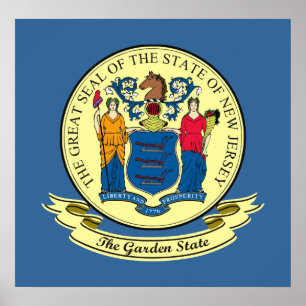 Poster New Jersey Seal