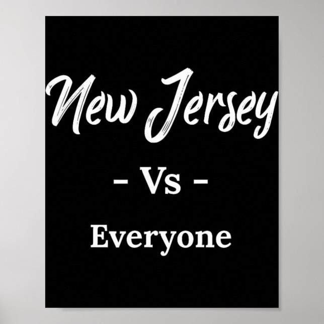 Poster New Jersey Vs Everyone  (Frente)