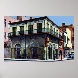 Póster New Orleans Louisiana Old Absinthe House 1940