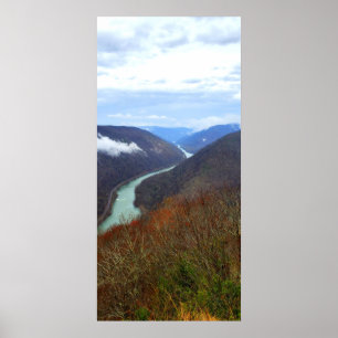 Poster New River Gorge (Virgínia Ocidental)