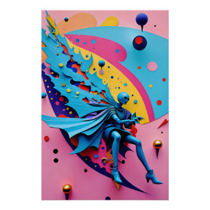 Póster New Wave Angel Fallen - Ken Gage Art