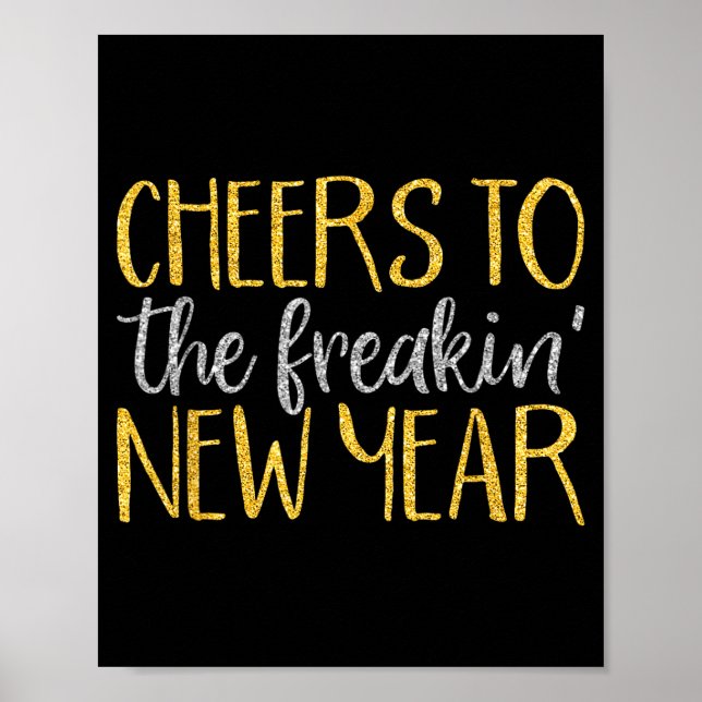 Poster New Years Eve Shirt For Women Men Funny Happy New  (Frente)