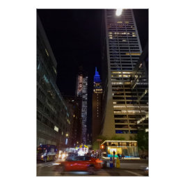 Póster New York at night