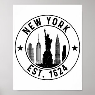 Poster New York Est. Lover Nyc 1624