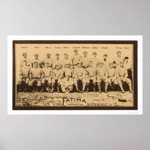 Poster New York Giants Baseball 1913