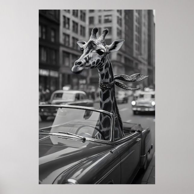 Poster New York Giraffe (Frente)