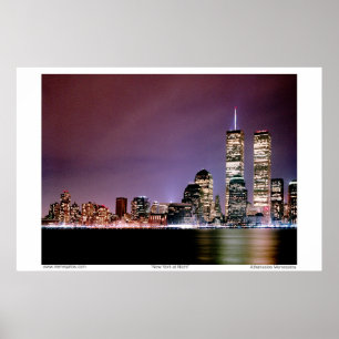 Póster New York na noite