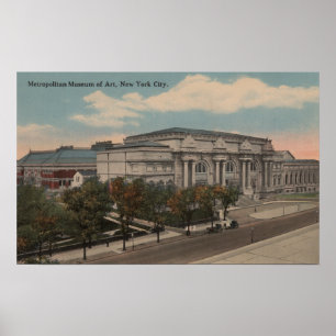 Póster New York, NY - museu de arte metropolitano