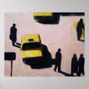 Poster New York Taxis 1990
