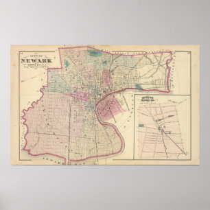 Póster Newark, NJ