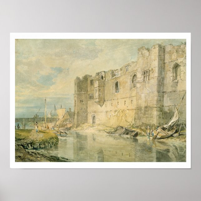 Póster Newark-on-Trent, c.1796 (c/c sobre grafite no pa (Frente)