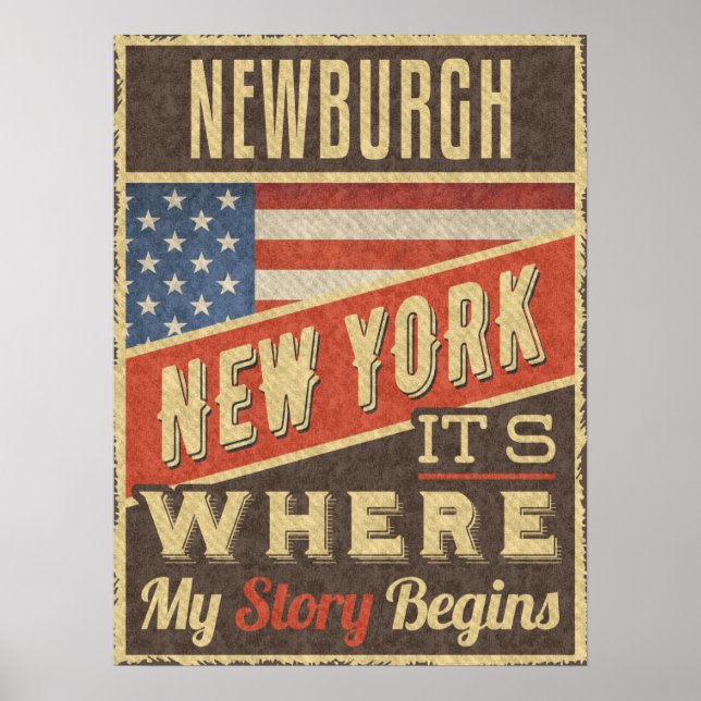 Poster Newburgh New York (Frente)