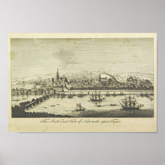 Poster Newcastle FROM Tyne - Vintage Inglaterra