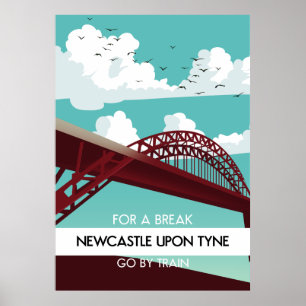 Poster Newcastle on Tyne Bridge poster.