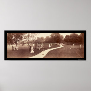 Poster Newport, foto 1902 do casino de RI