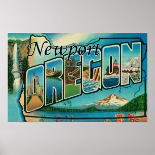 Póster Newport, Oregon - grandes cenas da letra
