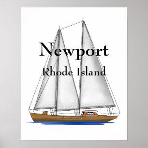 Poster Newport Rhode - ilha