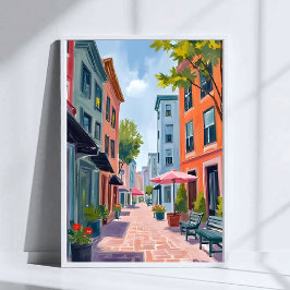 Poster Newport Rhode Island Painting