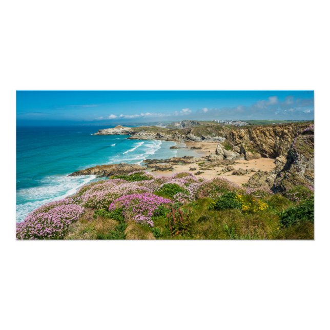 Póster Newquay na Cornualha (Frente)