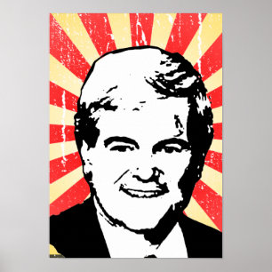 Póster Newt Gingrich