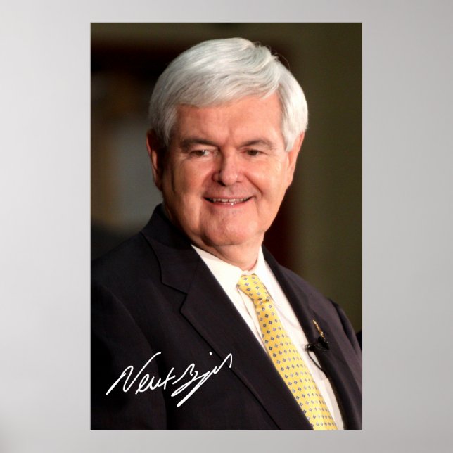 Poster Newt Gingrich (Frente)