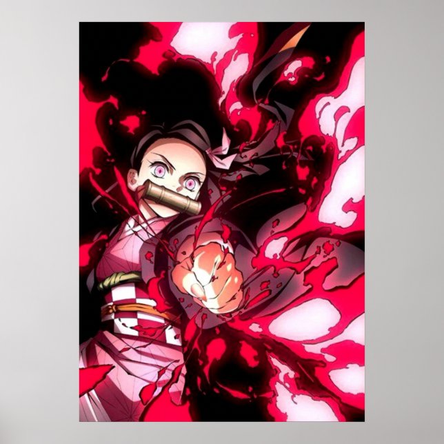 Poster Nezuko Blood Demon Art Demon Slayer (Frente)