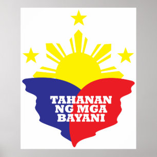 Póster Ng Mga Bayani de Tahanan
