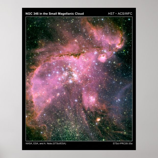 Poster NGC346InTheSmallMagellanicCloud-20 (Frente)