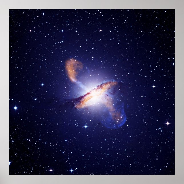 Póster NGC 5128 Centaurus A Galaxy NASA (Frente)