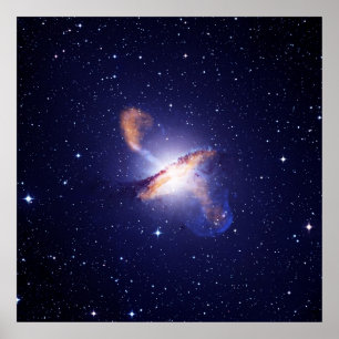 Póster NGC 5128 Centaurus uma NASA da galáxia