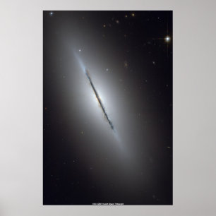 Póster NGC 5866, Galáxia do eixo