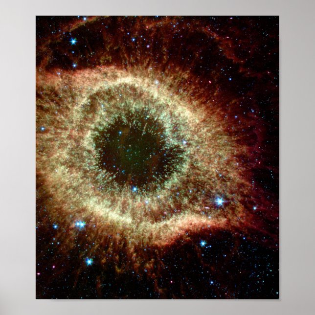Póster NGC 7293 Helix Nebula NASA (Frente)