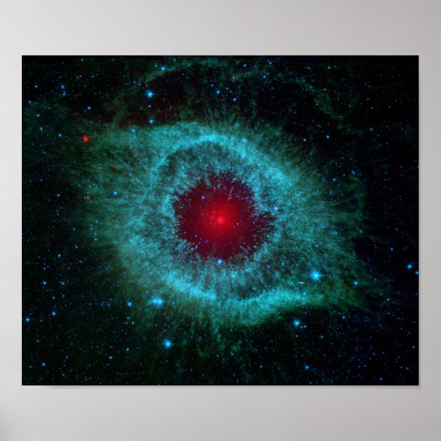 Poster NGC 7293 Helix Nebula NASA (Frente)