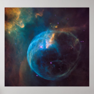Póster NGC 7635 - A Nebulosa da Bolha