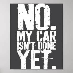 Poster Nge Não Meu Carro Ainda Não Está Pronto Ainda Humo