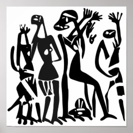 Poster NGUWARA | Talismã de Arte de Poder e Suporte Unive