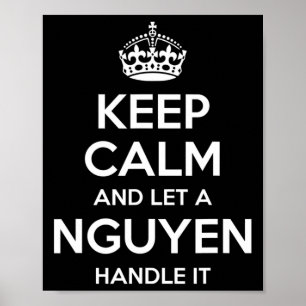 Poster Nguyen Funny Surname Family Tree Birthday