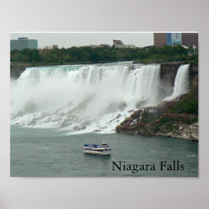 Poster Niagara Cai do Lado Canadiano
